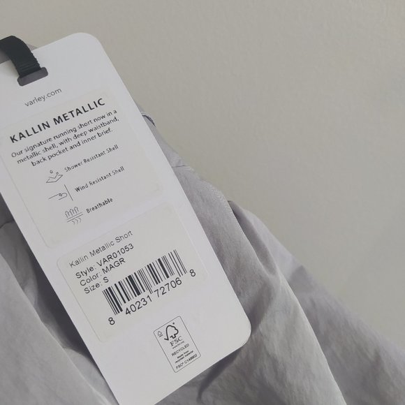 VARLEY KALLIN METALLIC SHORTS (NEW WITH TAGS) - Picture 3 of 5